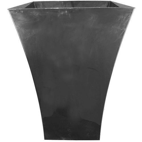 Verona Planter Square 30cm Black - Pretty Pots