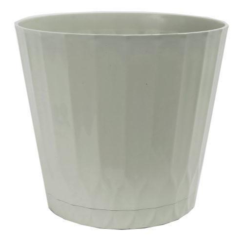 Wilson Planter Flow Material 10" Smokey Grey - Pretty Pots