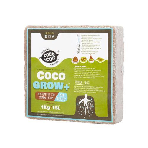 Coco and Coir Coco Grow Plus 15lt - Pretty Pots